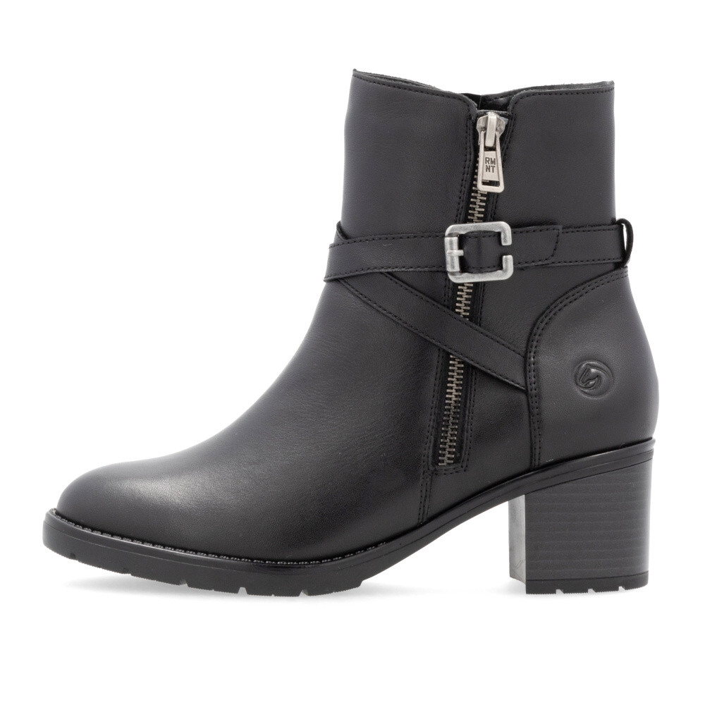 detail Dámská kotníková obuv REMONTE D2A72-00 černá W4