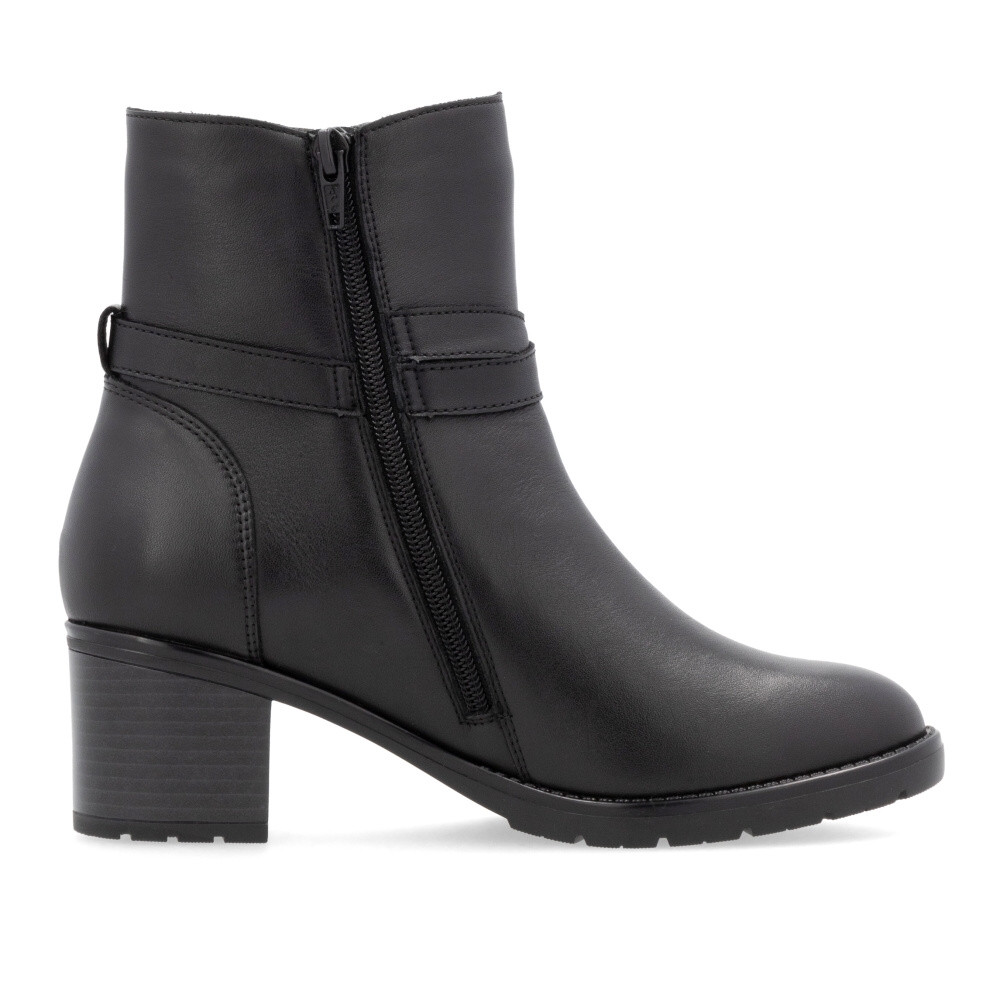 detail Dámská kotníková obuv REMONTE D2A72-00 černá W4