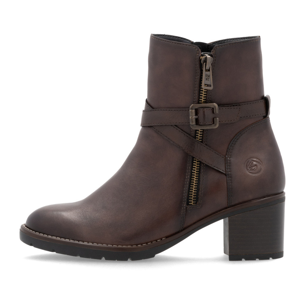 detail Dámská kotníková obuv REMONTE D2A72-25 hnědá W4