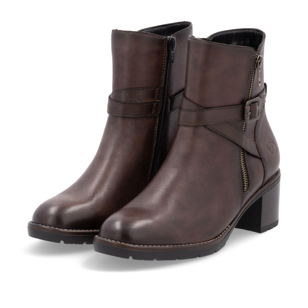 detail Dámská kotníková obuv REMONTE D2A72-25 hnědá W4