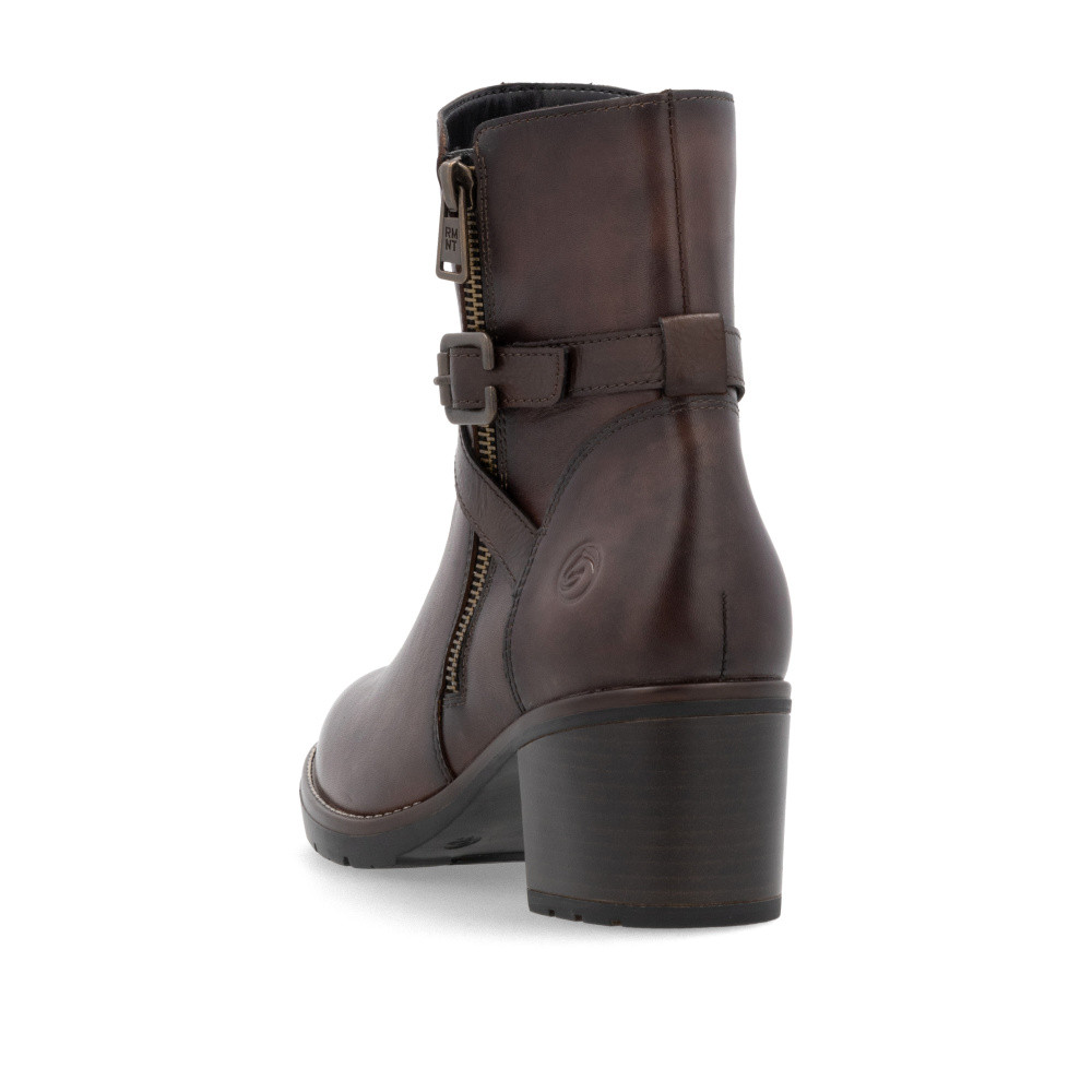 detail Dámská kotníková obuv REMONTE D2A72-25 hnědá W4