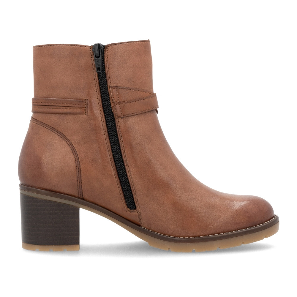 detail Dámská kotníková obuv REMONTE D2A73-24 hnědá W4