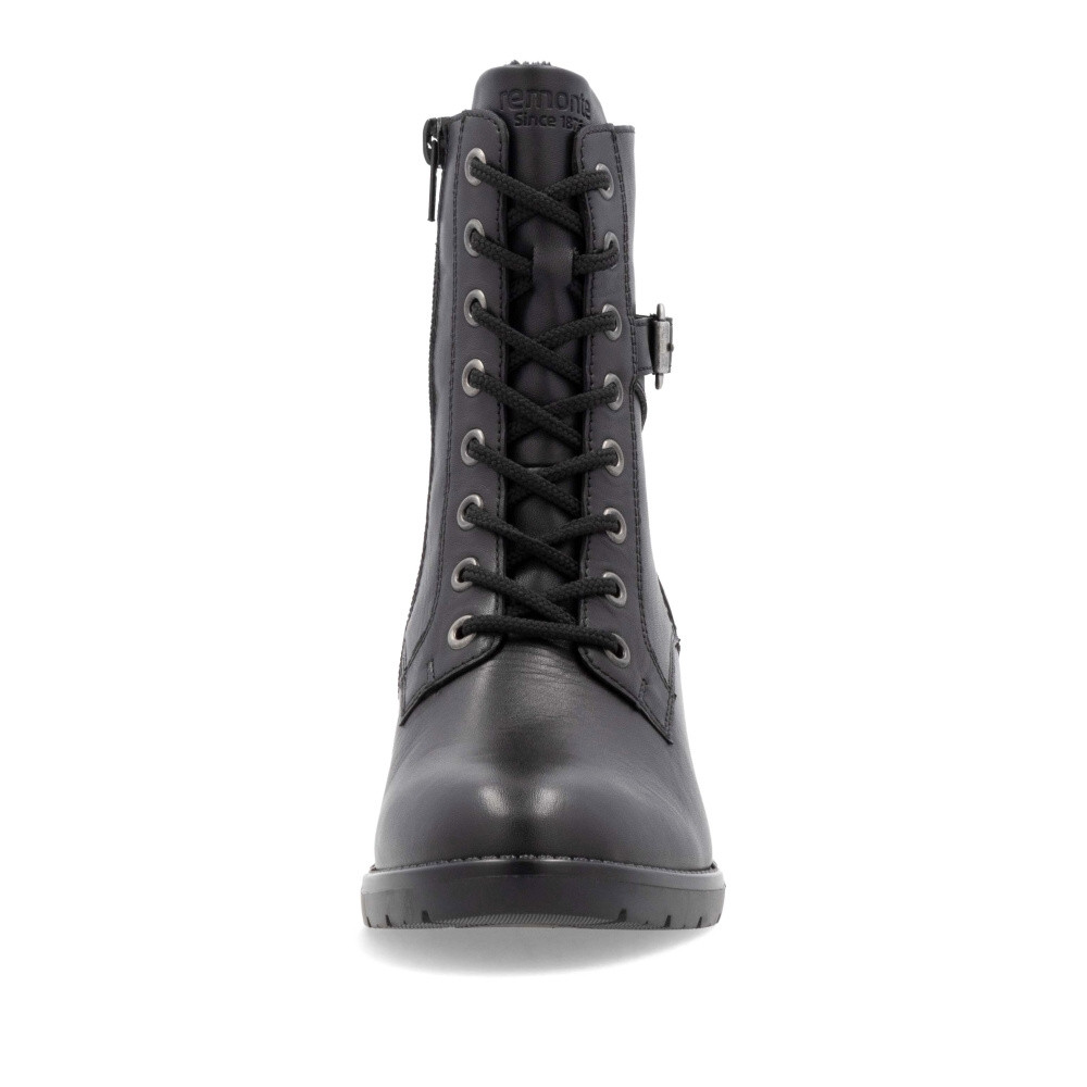 detail Dámská kotníková obuv REMONTE D2A74-00 černá W4