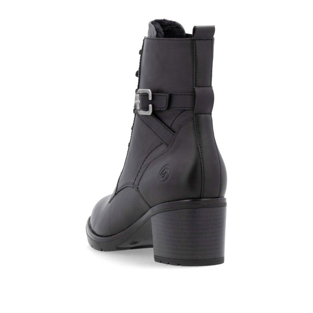 detail Dámská kotníková obuv REMONTE D2A74-00 černá W4