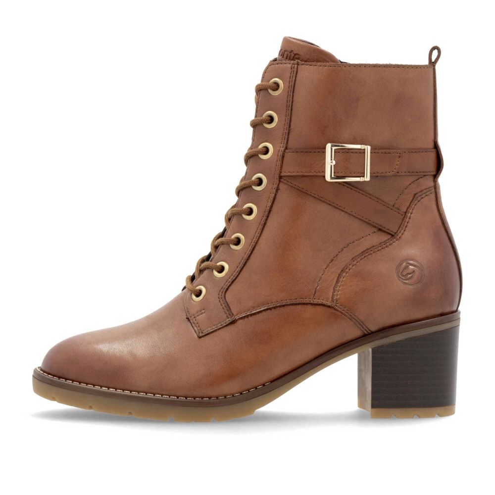 detail Dámská kotníková obuv REMONTE D2A74-24 hnědá W4