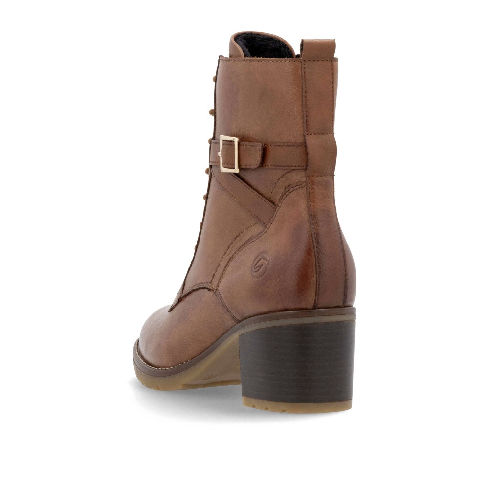 detail Dámská kotníková obuv REMONTE D2A74-24 hnědá W4