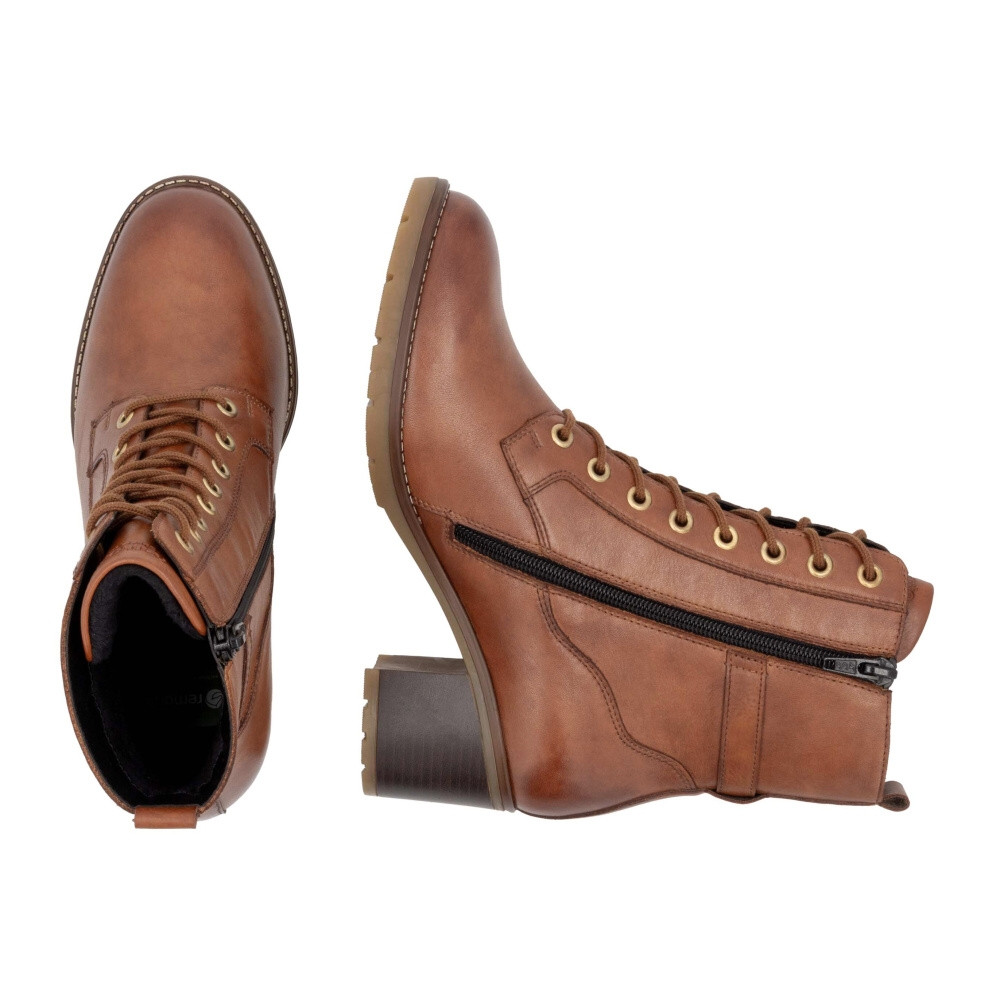 detail Dámská kotníková obuv REMONTE D2A74-24 hnědá W4