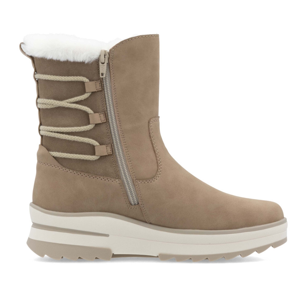 detail Dámská kotníková obuv REMONTE D2B72-20 béžová W4