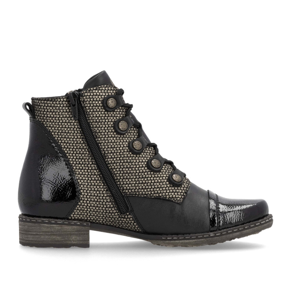 detail Dámská kotníková obuv REMONTE D4391-03 černá W4
