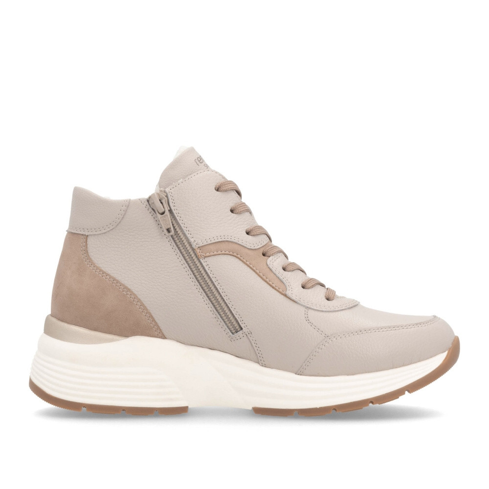 detail Dámská kotníková obuv REMONTE D6683-60 béžová W4