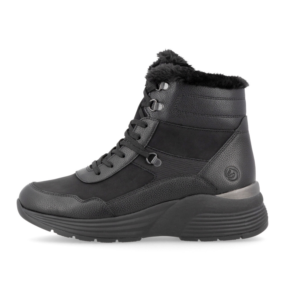 detail Dámská kotníková obuv REMONTE D6684-02 černá W4