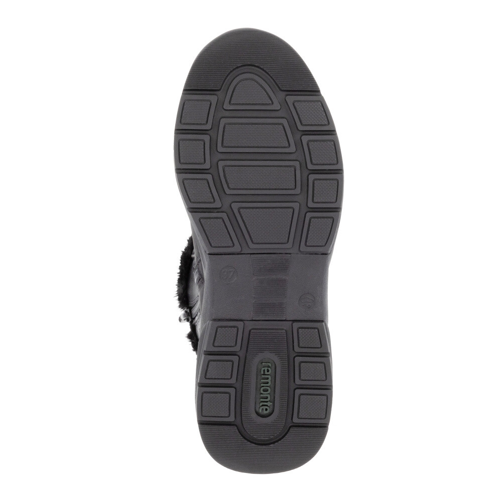 detail Dámská kotníková obuv REMONTE D6684-02 černá W4