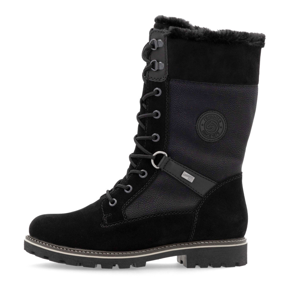 detail Dámské kozačky REMONTE D8474-02 černá W4