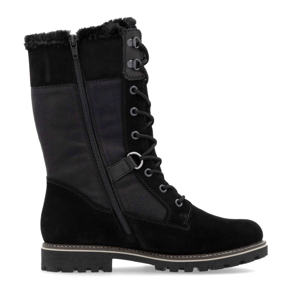 detail Dámské kozačky REMONTE D8474-02 černá W4