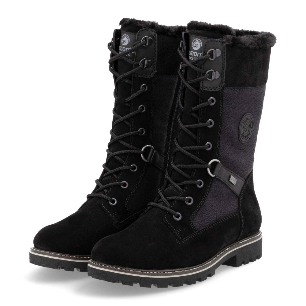 detail Dámské kozačky REMONTE D8474-02 černá W4