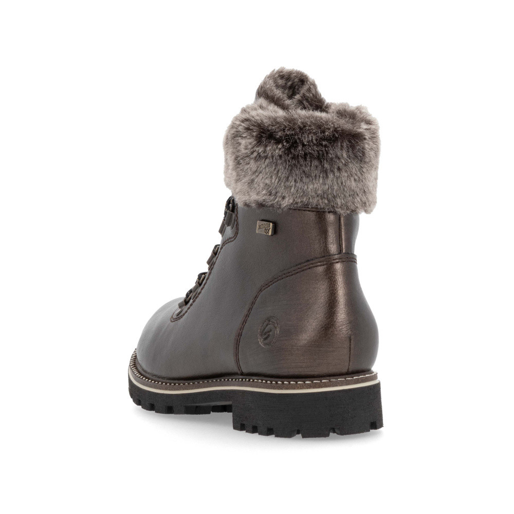 detail Dámská kotníková obuv REMONTE D8483-25 hnědá W4