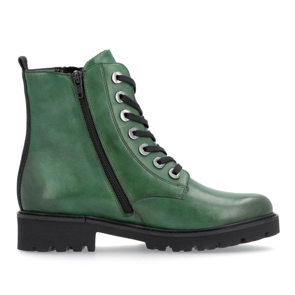 detail Dámská kotníková obuv REMONTE D8671-53 zelená W4