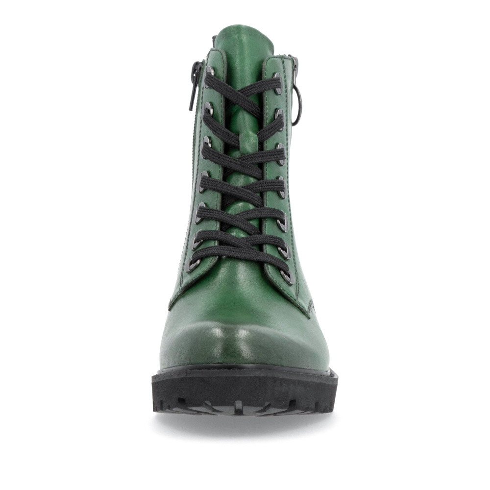 detail Dámská kotníková obuv REMONTE D8671-53 zelená W4