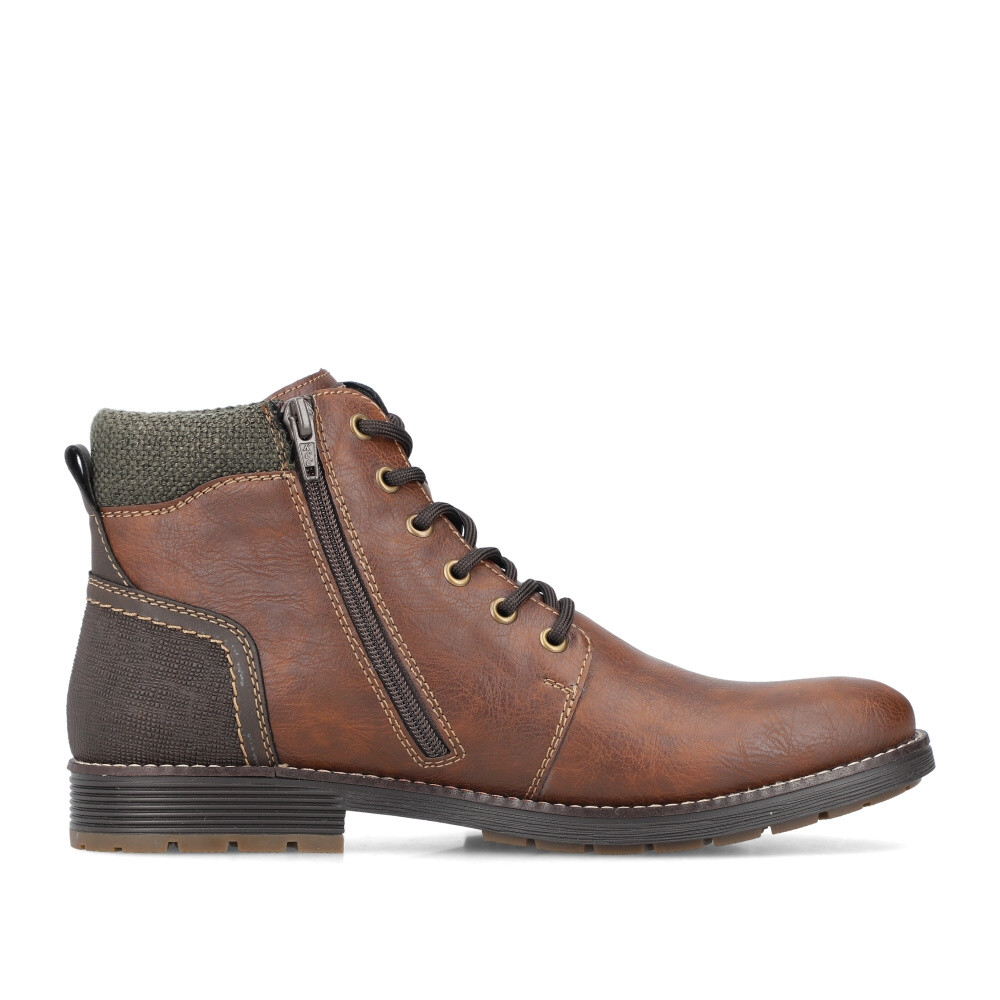 detail Pánská kotníková obuv RIEKER F4520-25 hnědá W4