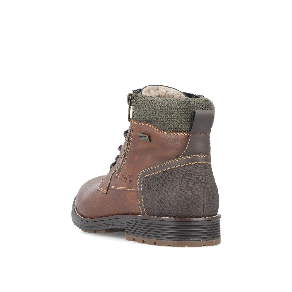 detail Pánská kotníková obuv RIEKER F4520-25 hnědá W4