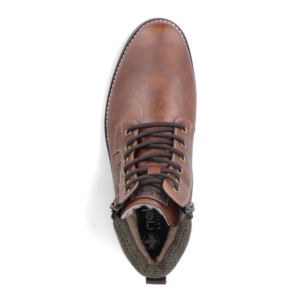 detail Pánská kotníková obuv RIEKER F4520-25 hnědá W4