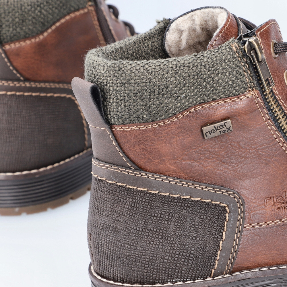 detail Pánská kotníková obuv RIEKER F4520-25 hnědá W4
