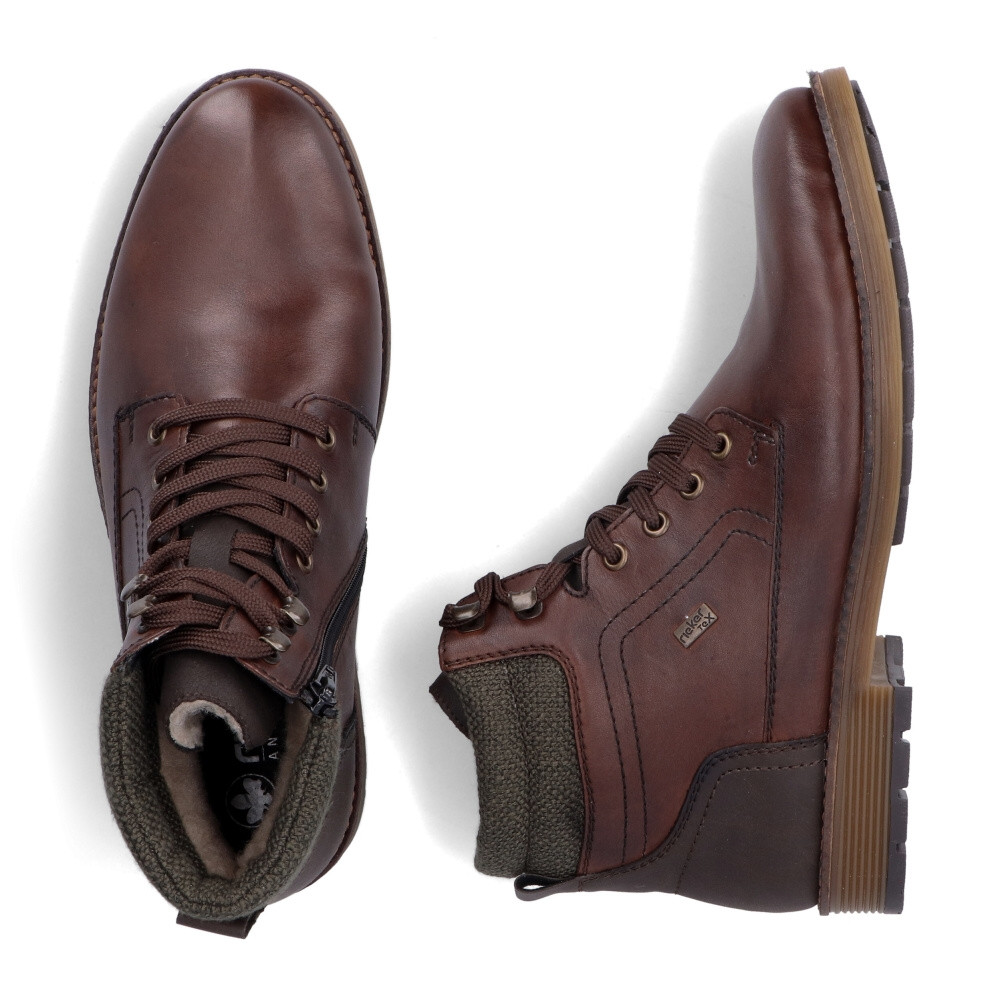 detail Pánská kotníková obuv RIEKER F4544-25 hnědá W4