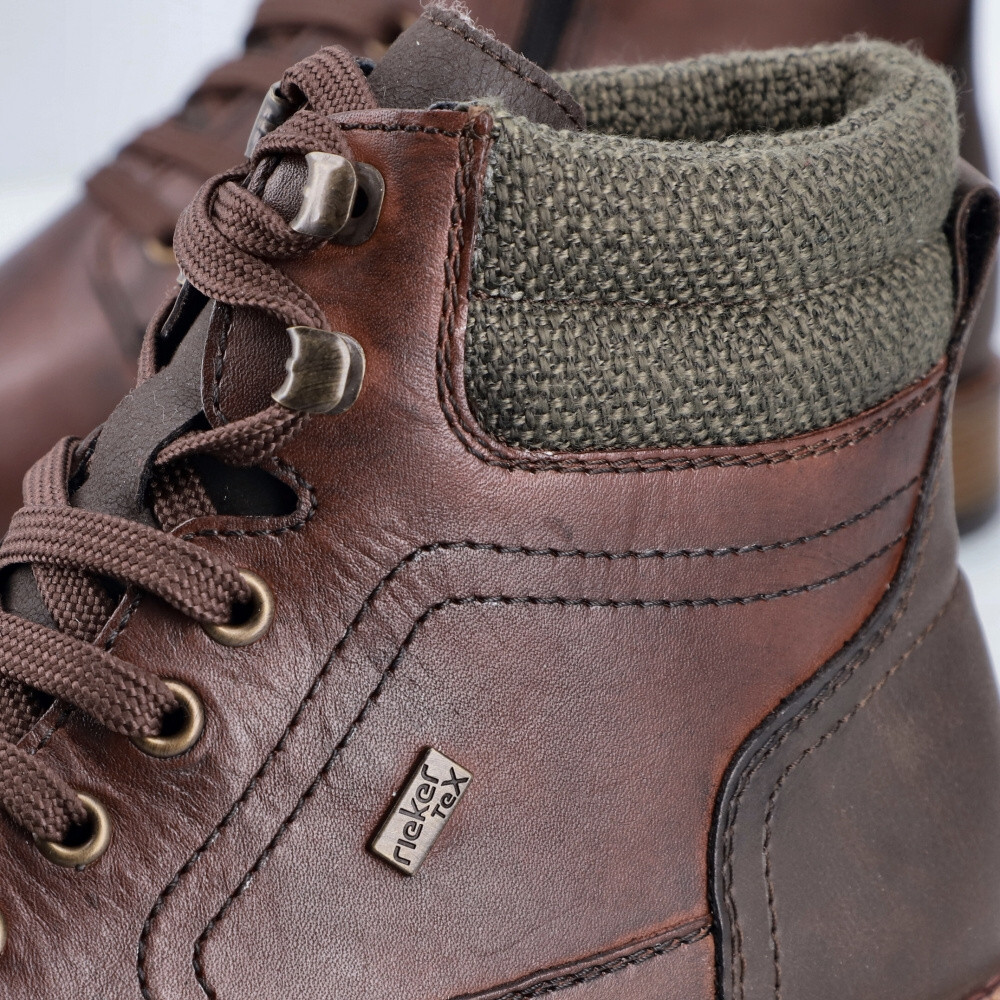 detail Pánská kotníková obuv RIEKER F4544-25 hnědá W4