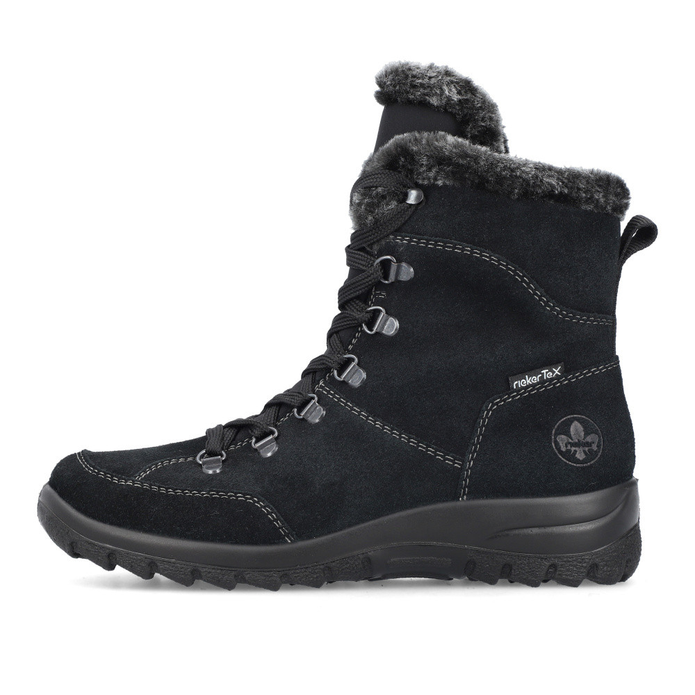 detail Dámská kotníková obuv RIEKER L7145-00 černá W4