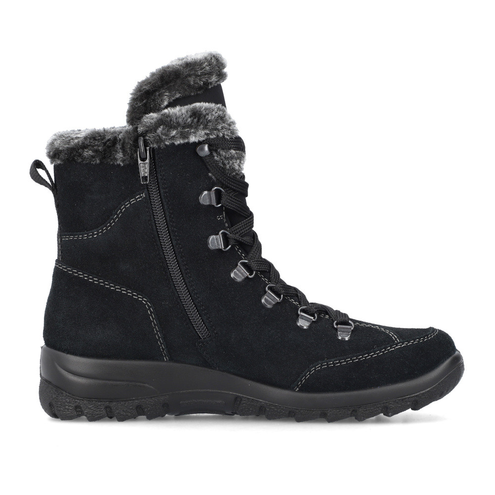 detail Dámská kotníková obuv RIEKER L7145-00 černá W4