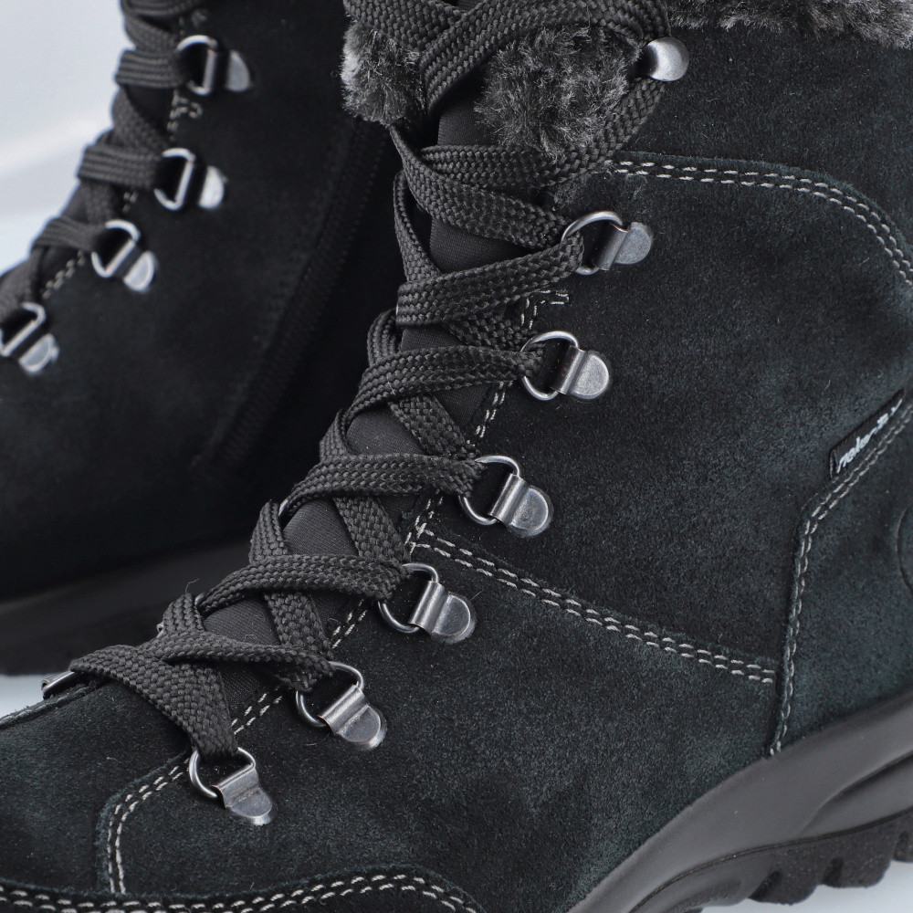 detail Dámská kotníková obuv RIEKER L7145-00 černá W4