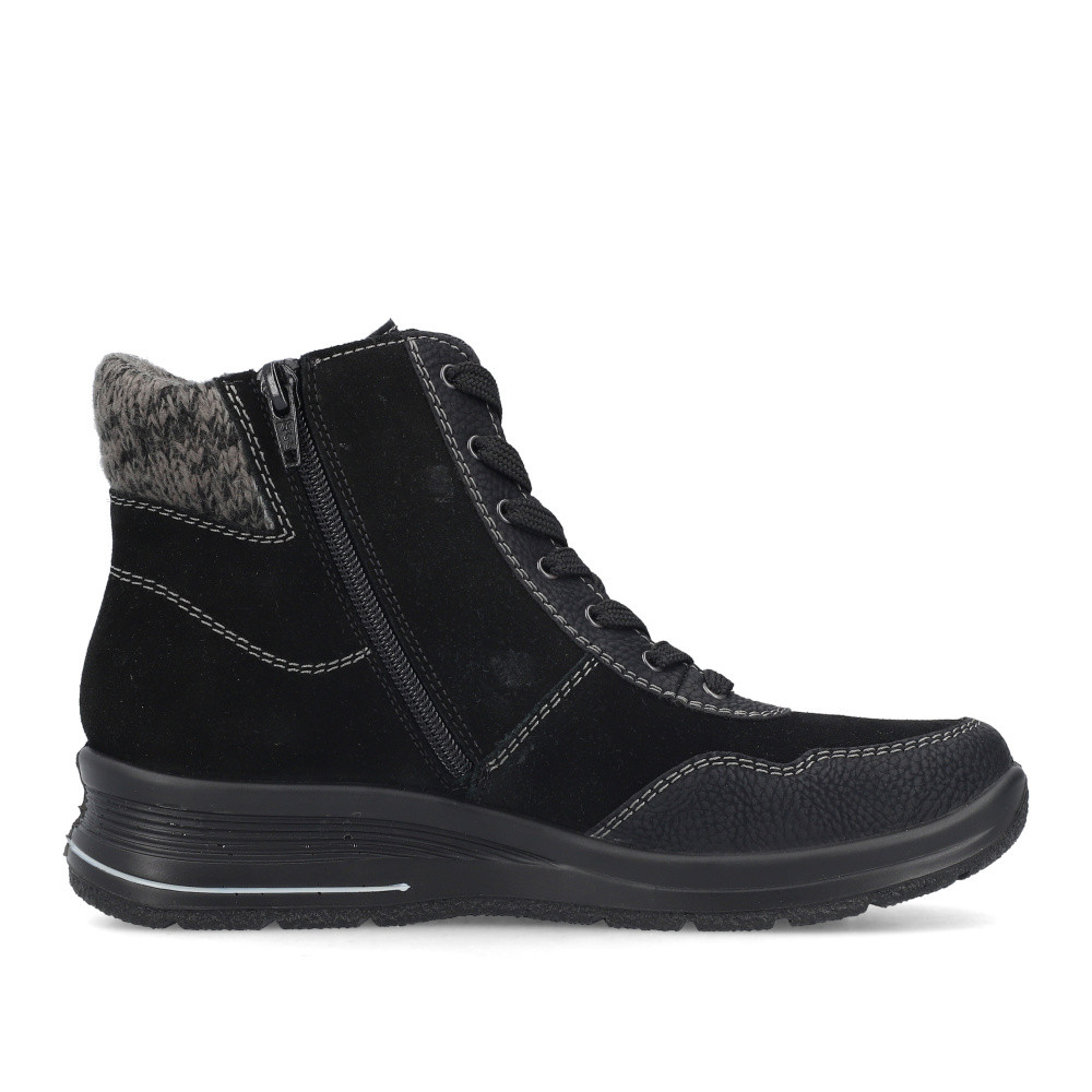 detail Dámská kotníková obuv RIEKER L7710-00 černá W4