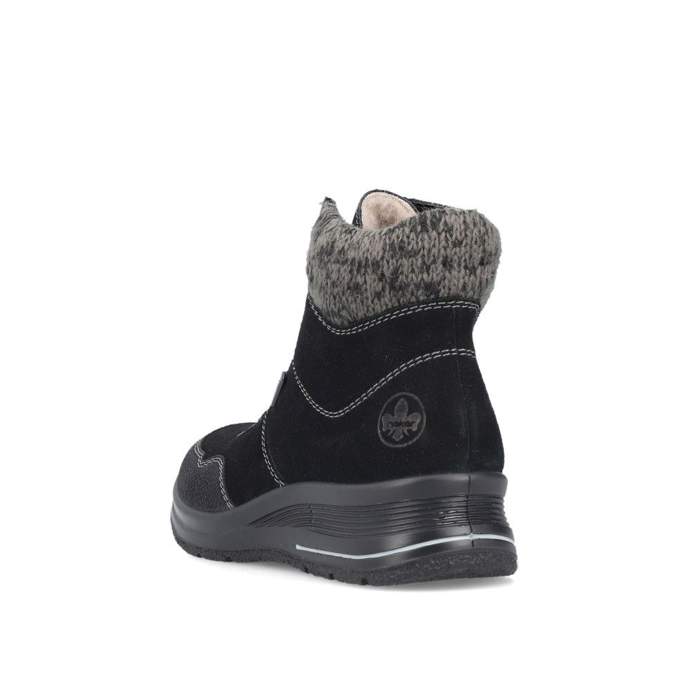 detail Dámská kotníková obuv RIEKER L7710-00 černá W4