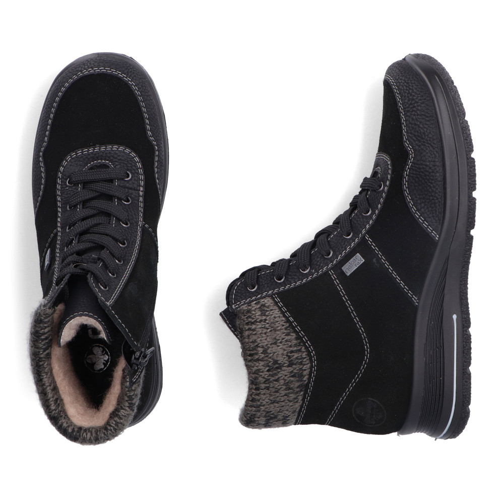 detail Dámská kotníková obuv RIEKER L7710-00 černá W4