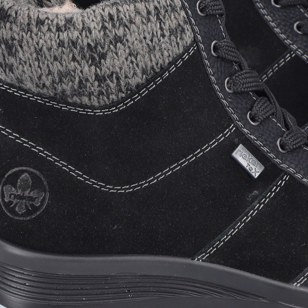 detail Dámská kotníková obuv RIEKER L7710-00 černá W4