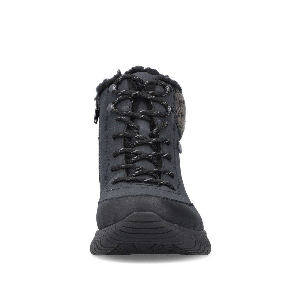 detail Dámska členková obuv RIEKER M5310-14 modrá W4