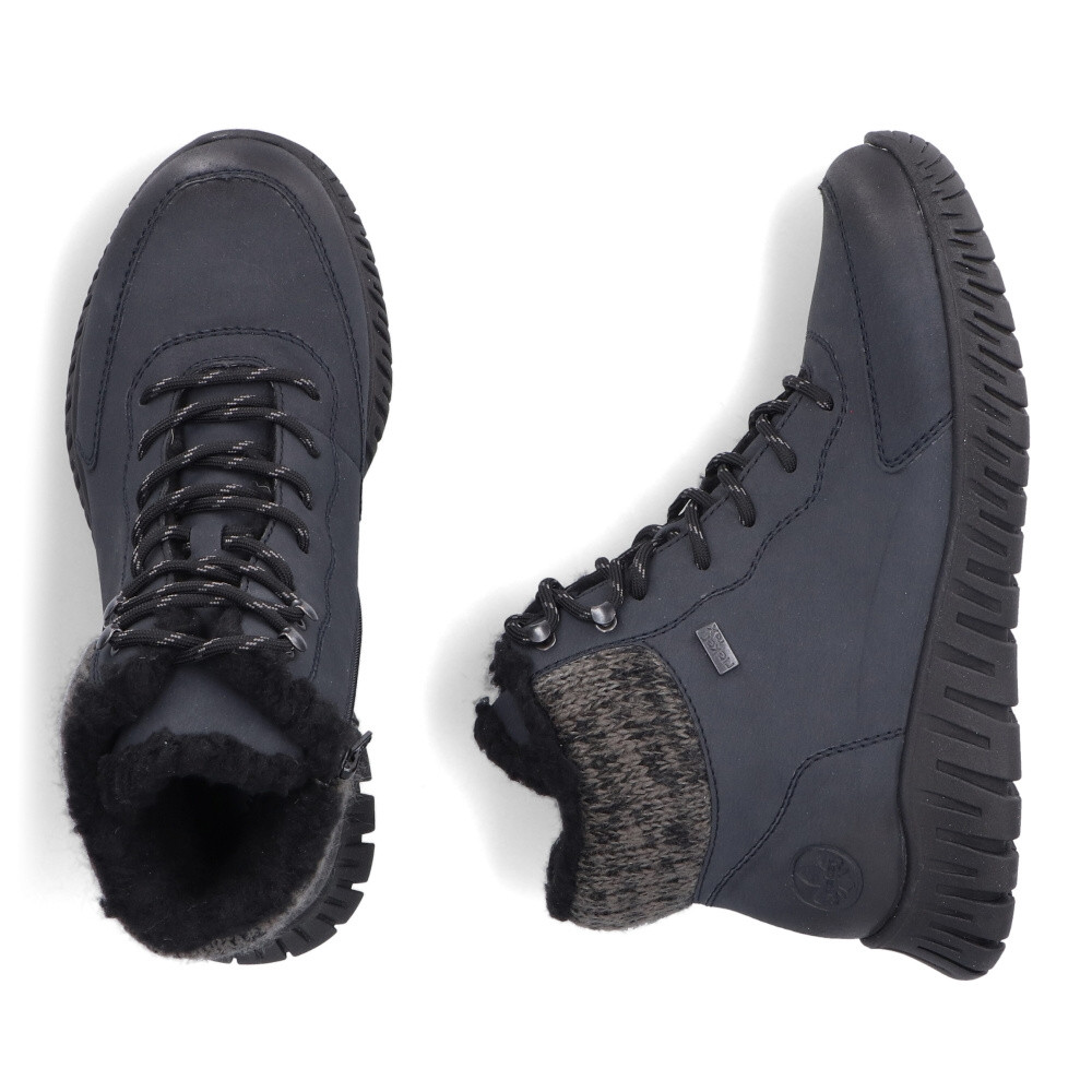 detail Dámska členková obuv RIEKER M5310-14 modrá W4