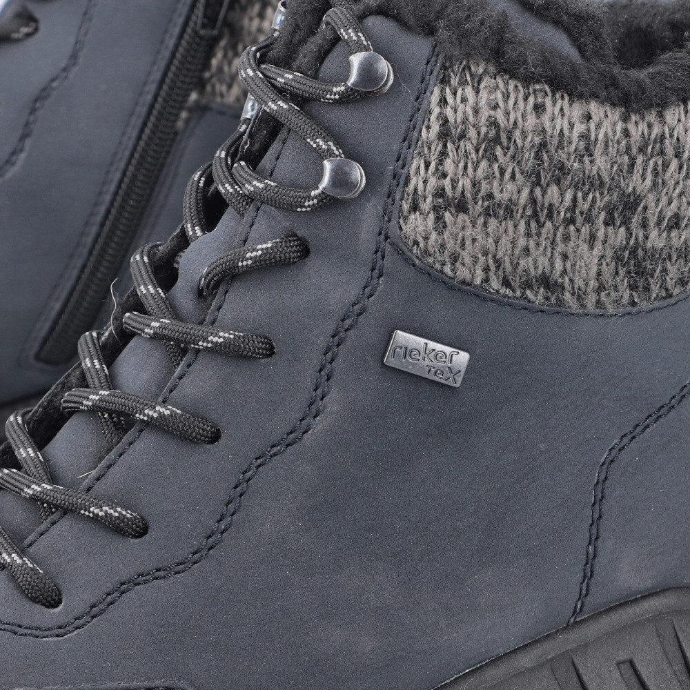 detail Dámska členková obuv RIEKER M5310-14 modrá W4