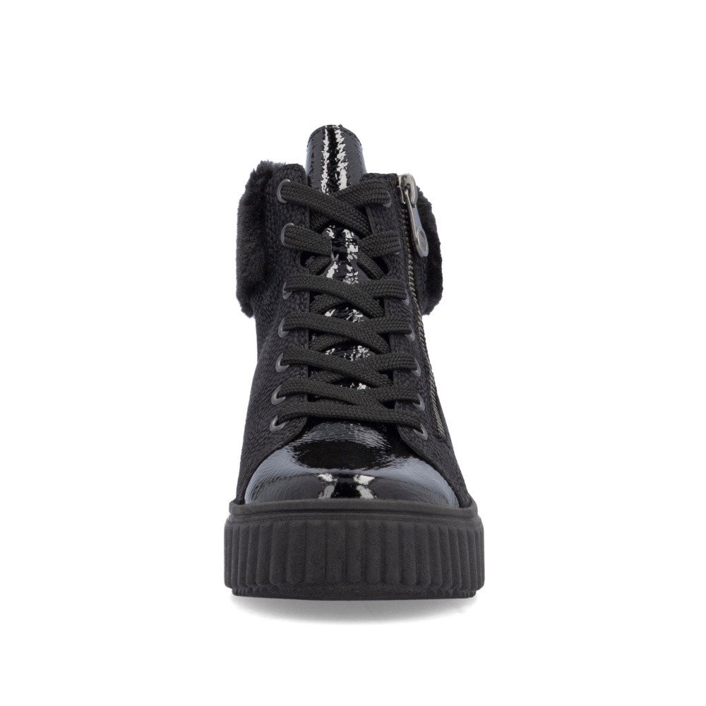 detail Dámská kotníková obuv RIEKER N2505-00 černá W4