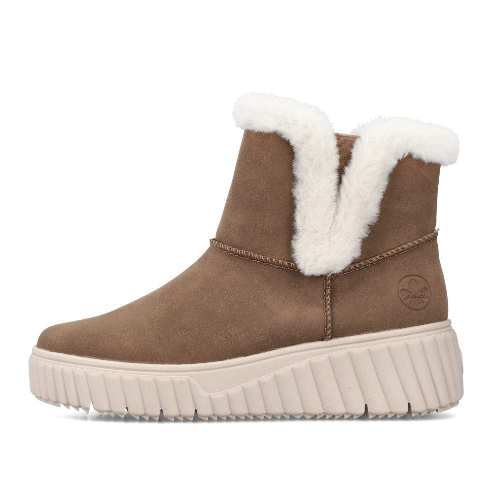 detail Dámská kotníková obuv RIEKER N2560-24 hnědá W4