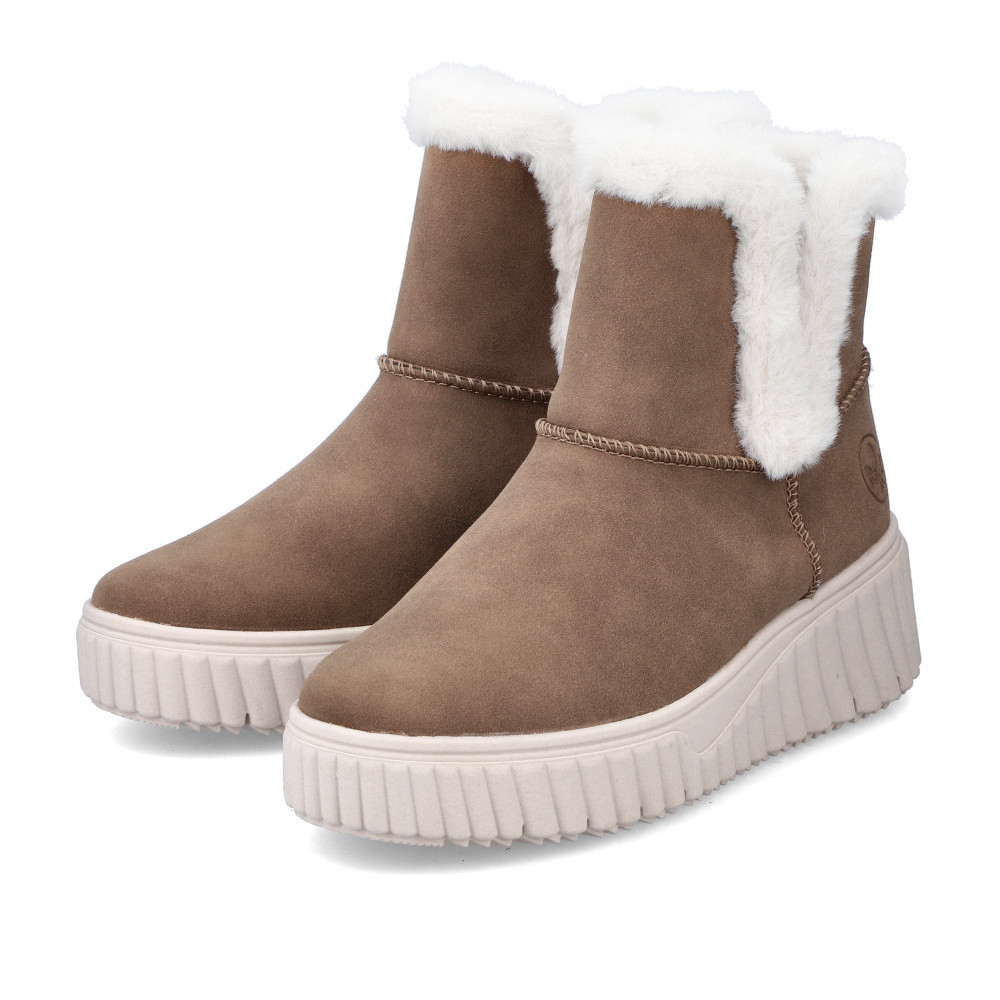 detail Dámská kotníková obuv RIEKER N2560-24 hnědá W4