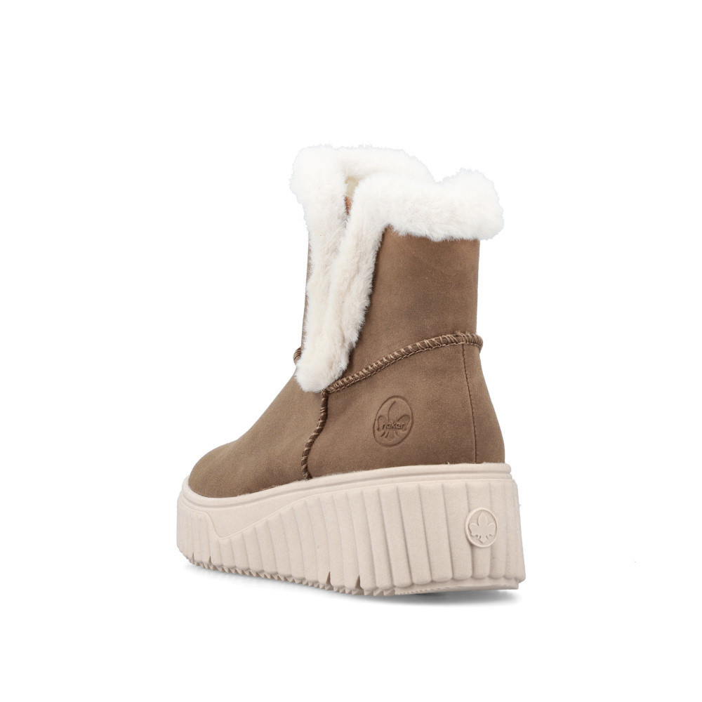 detail Dámská kotníková obuv RIEKER N2560-24 hnědá W4