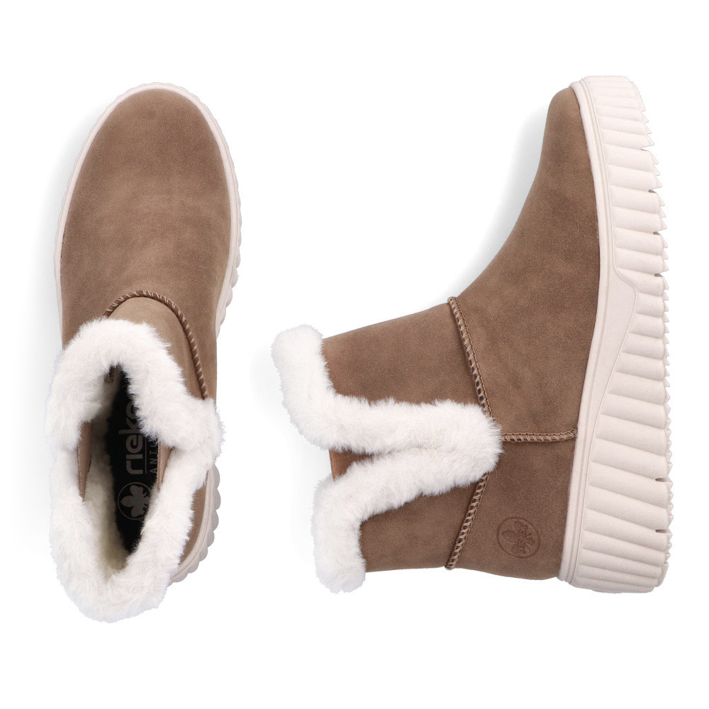 detail Dámská kotníková obuv RIEKER N2560-24 hnědá W4