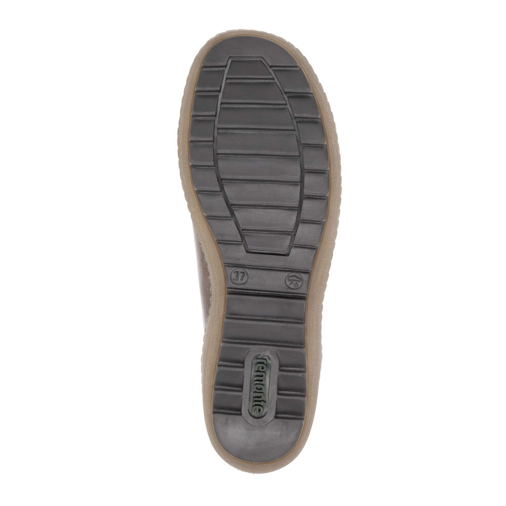 detail Dámská kotníková obuv REMONTE R1458-22 hnědá W4
