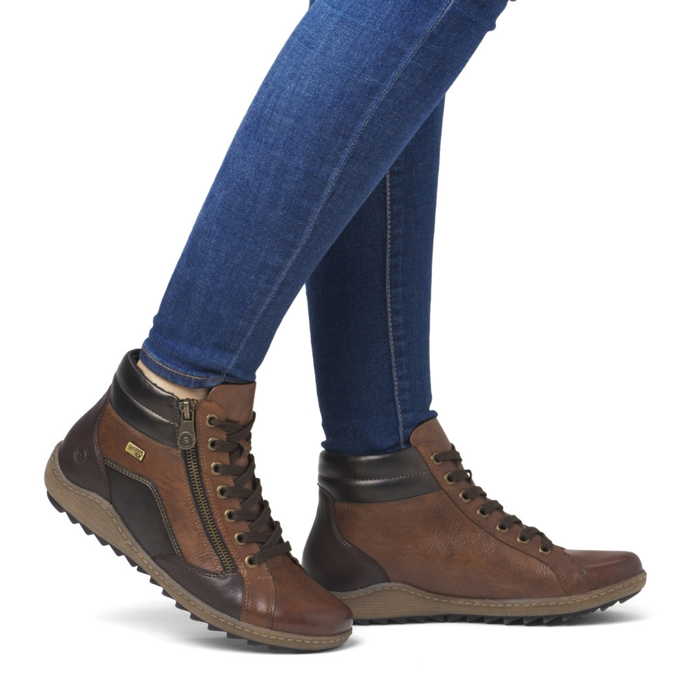 detail Dámská kotníková obuv REMONTE R1458-22 hnědá W4