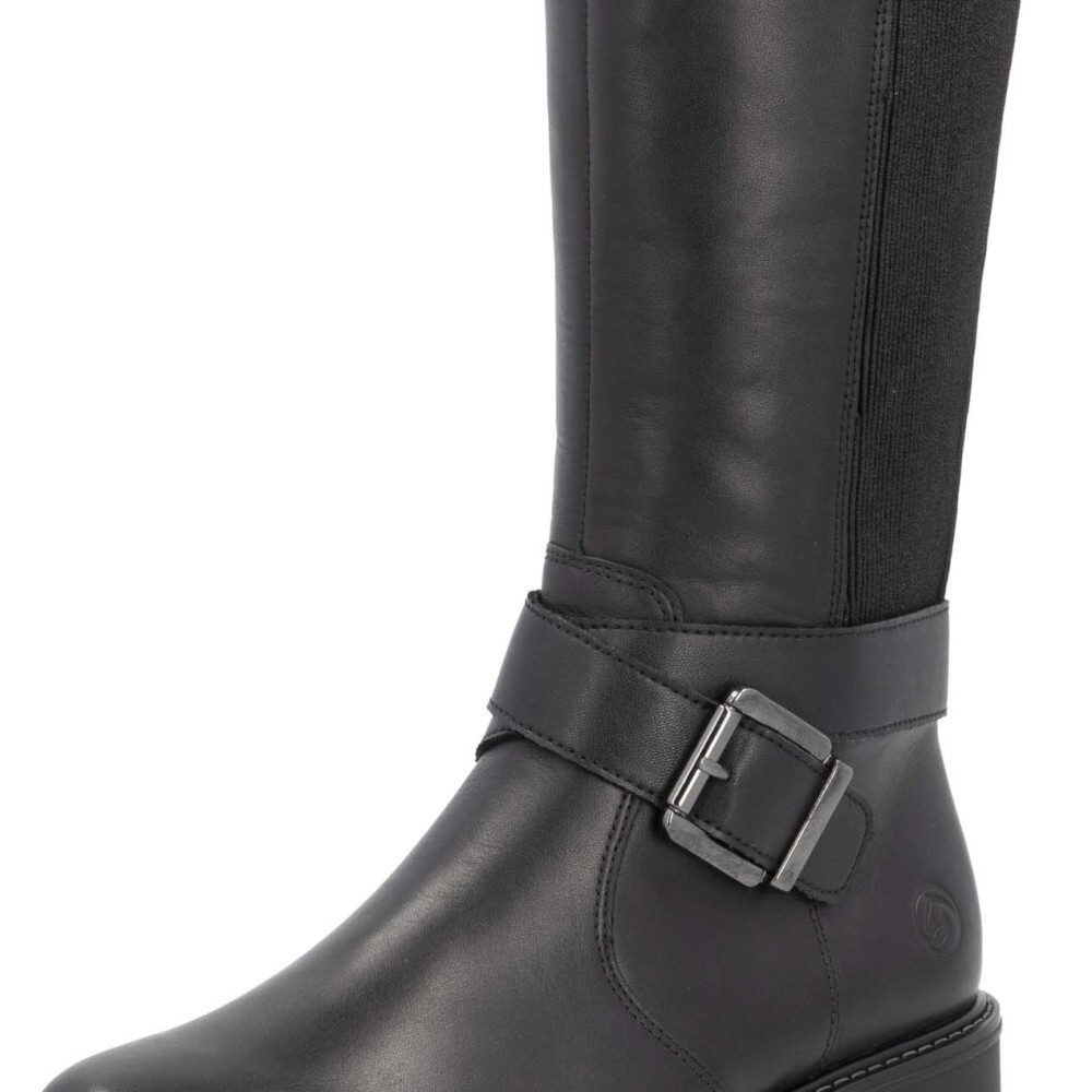 detail Dámské kozačky REMONTE R6593-00 černá W4