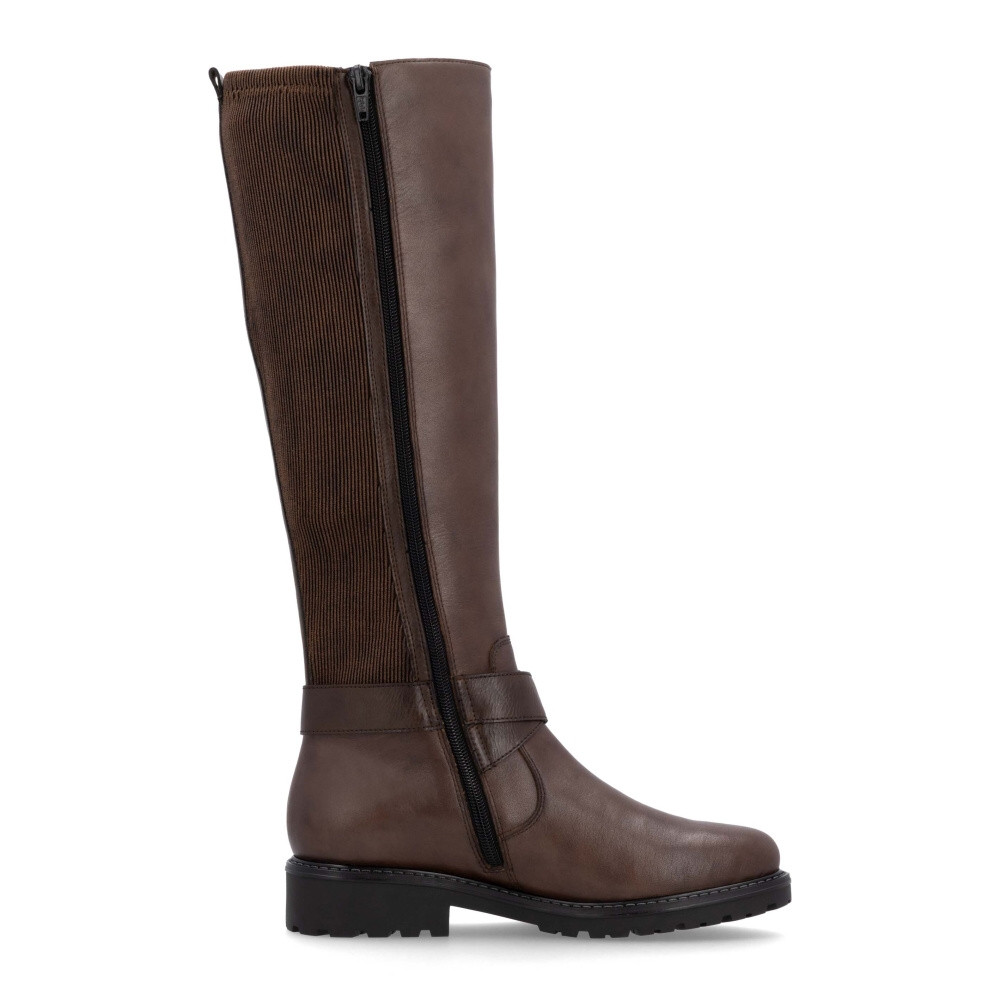 detail Dámské kozačky REMONTE R6593-25 hnědá W4