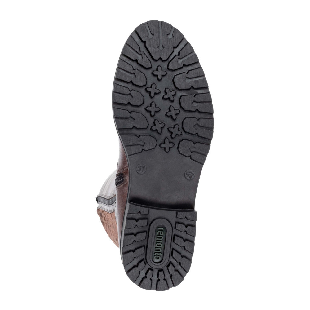 detail Dámské kozačky REMONTE R6593-25 hnědá W4