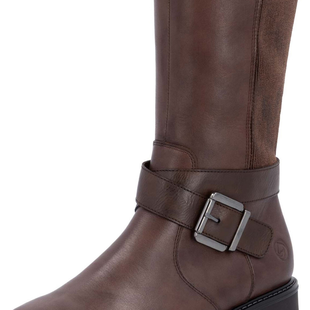 detail Dámské kozačky REMONTE R6593-25 hnědá W4
