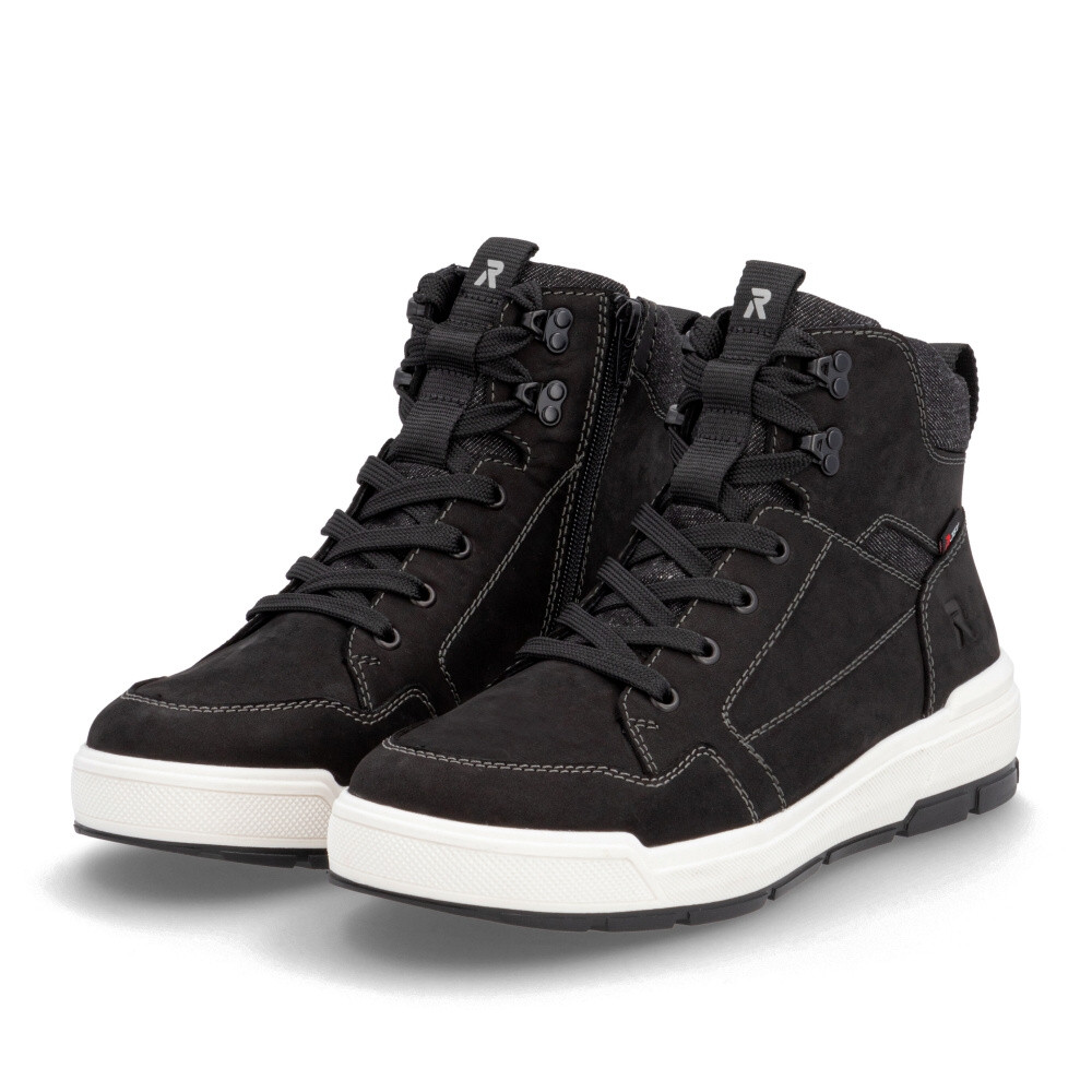 detail Pánska členková obuv RIEKER REVOLUTION U0070-00 čierna W4